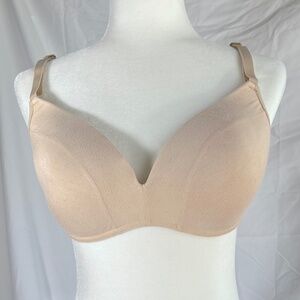 Lively All-Day No-Wire Push-Up Bra 34DDD Toasted Almond